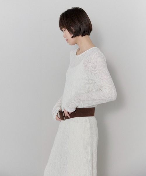 leimn（レイムン）の「レースバックオープンワンピ（ワンピース・レディース・ブラック/アイボリー・FREE）」の8枚目の写真