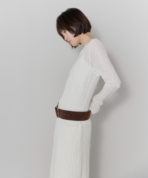 leimn（レイムン）の「レースバックオープンワンピ（ワンピース・レディース・ブラック/アイボリー・FREE）」の9枚目の写真