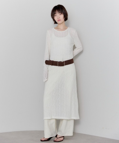 leimn（レイムン）の「レースバックオープンワンピ（ワンピース・レディース・ブラック/アイボリー・FREE）」の19枚目の写真