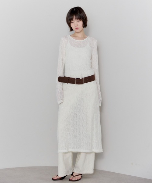 leimn（レイムン）の「レースバックオープンワンピ（ワンピース・レディース・ブラック/アイボリー・FREE）」の20枚目の写真