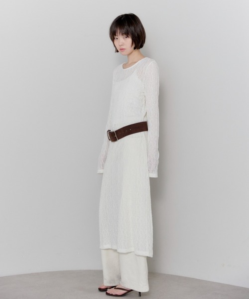 leimn（レイムン）の「レースバックオープンワンピ（ワンピース・レディース・ブラック/アイボリー・FREE）」の22枚目の写真