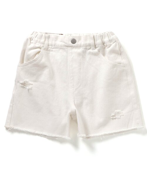 algy(アルジー)の「クラッシュショーパン(デニムパンツ・キッズ・ブラック/ネイビー/オフホワイト/サックスブルー・140/130/160/150/120)」の7枚目の写真