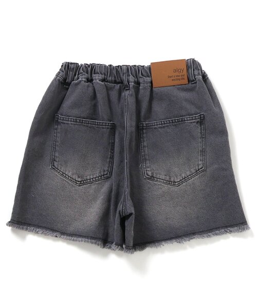 algy(アルジー)の「クラッシュショーパン(デニムパンツ・キッズ・ブラック/ネイビー/オフホワイト/サックスブルー・140/130/160/150/120)」の10枚目の写真
