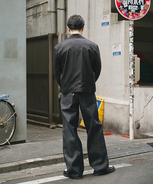 SUGARHILL(シュガーヒル)の「MODERN DENIM PANTS WIDE CUT(デニムパンツ・メンズ・インディゴブルー・34/32/30/28)」の9枚目の写真