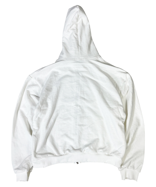SK8ER ROCK（スケーターロック）の「Star Stripe Damage Sweat Hood Zip-Up ((ivory))（パーカー・レディース・その他・FREE）」の2枚目の写真