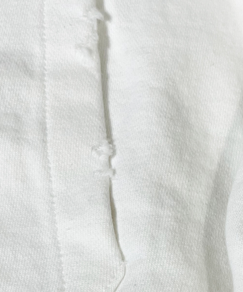 SK8ER ROCK（スケーターロック）の「Star Stripe Damage Sweat Hood Zip-Up ((ivory))（パーカー・レディース・その他・FREE）」の6枚目の写真