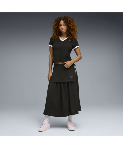 PUMA(プーマ)の「PUMA プーマ ウィメンズ ワードローブ ESS 半袖 ポロシャツ(ポロシャツ・レディース・ホワイト/ピンク系その他/ブラック・SMALL/MEDIUM/X-LARGE/LARGE)」の10枚目の写真
