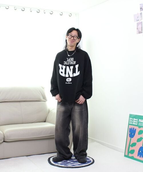 TENER（テネル）の「TNR デプト ロングスリーブ ブラック（Tシャツ/カットソー・メンズ・その他・FREE）」の7枚目の写真