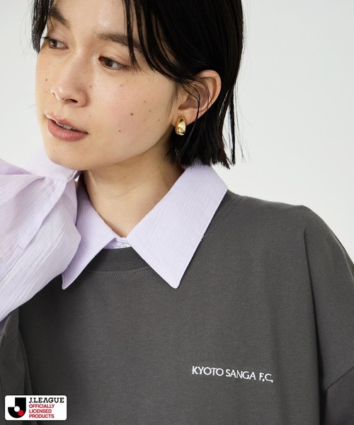 Mac-House(マックハウス)の「京都サンガF.C デザインTシャツJリーグ/ KYOTO SANGA F.C(Tシャツ/カットソー・メンズ・チャコールグレー/ホワイト・M/L)」の4枚目の写真