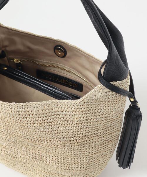 URBAN RESEARCH ROSSO WOMEN(アーバンリサーチ ロッソ)の「VIOLAd’ORO アバカワンショルダーバッグ(かごバッグ・レディース・ブラウン系その他・-)」の3枚目の写真