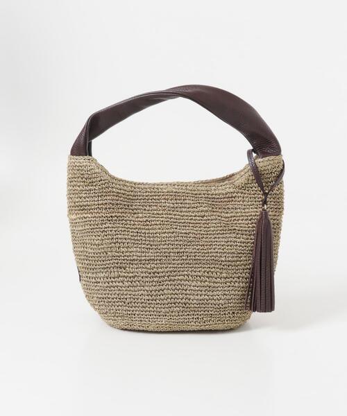 URBAN RESEARCH ROSSO WOMEN(アーバンリサーチ ロッソ)の「VIOLAd’ORO アバカワンショルダーバッグ(かごバッグ・レディース・ブラウン系その他・-)」の4枚目の写真