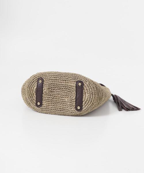 URBAN RESEARCH ROSSO WOMEN(アーバンリサーチ ロッソ)の「VIOLAd’ORO アバカワンショルダーバッグ(かごバッグ・レディース・ブラウン系その他・-)」の6枚目の写真