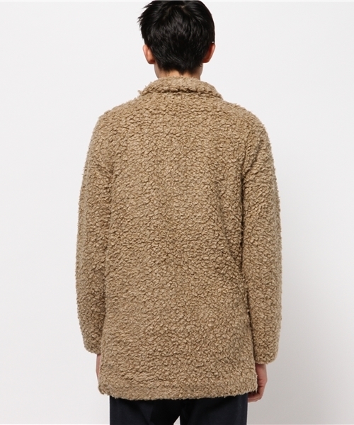 OUTLET（アウトレット）の「【Lui's】フェイクアルパカJK（その他アウター・メンズ・グレー/ベージュ・SMALL/MEDIUM）」の4枚目の写真
