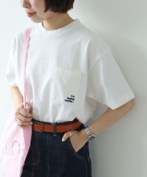 PAR ICI | I'm feeling snackyポッケ刺繍BIG Tシャツ(Tシャツ/カットソー)