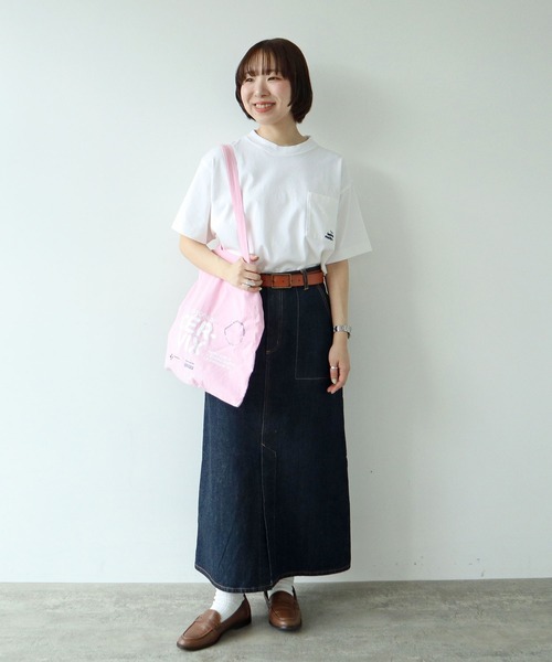 PAR ICI(パーリッシィ)の「I'm feeling snackyポッケ刺繍BIG Tシャツ(Tシャツ/カットソー・レディース・ホワイト・FREE)」の5枚目の写真