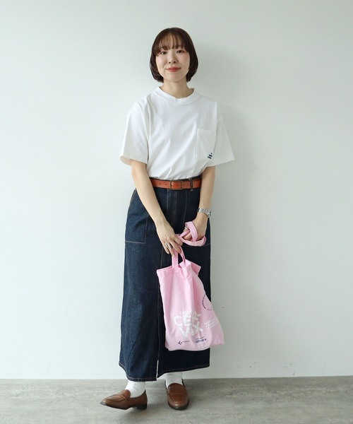 PAR ICI(パーリッシィ)の「I'm feeling snackyポッケ刺繍BIG Tシャツ(Tシャツ/カットソー・レディース・ホワイト・FREE)」の6枚目の写真