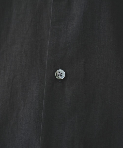 soe（ソーイ）の「【soe/ソーイ】別注 L/S Open Collar Shirt（シャツ/ブラウス・メンズ・ネイビー/ブラック・1/2）」の8枚目の写真