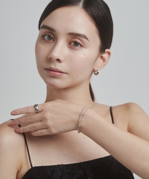 ciite' surgical stainless（シーテサージカルステンレス）の「【金属アレルギー対応】2連チェーンブレスレット サージカルステンレス（ブレスレット・レディース・シルバー/ゴールド・FREE）」の15枚目の写真