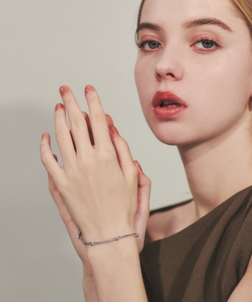 ciite' surgical stainless（シーテサージカルステンレス）の「【金属アレルギー対応】2連チェーンブレスレット サージカルステンレス（ブレスレット・レディース・シルバー/ゴールド・FREE）」の16枚目の写真