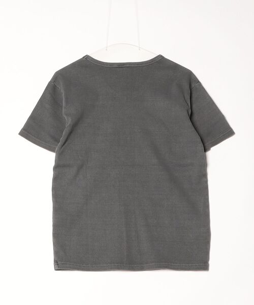 JOHN'S CLOSET(ジョンズクローゼット)の「【13】ピグメント加工 ジャストフィットVネックTシャツ(Tシャツ/カットソー・メンズ・ブラウン/チャコールグレー・LARGE/MEDIUM/SMALL)」の8枚目の写真