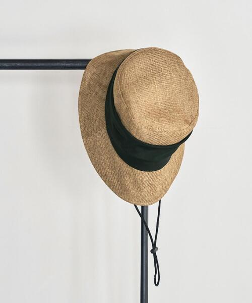 UNTITLED（アンタイトル）の「【遮熱】ギャザーリボンHAT（ハット・レディース・ベージュ・99）」の2枚目の写真