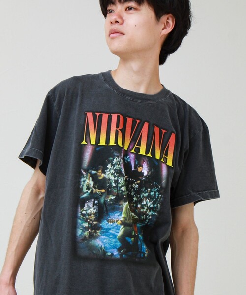 GOOD ROCK SPEED（グッドロックスピード）の「【GOOD ROCK SPEED】NIRVANA / ニルヴァーナ グラフィックTシャツ（Tシャツ/カットソー・メンズ・ブラック系その他2/オフホワイト/ブルー/ブラック系その他・M/L）」の3枚目の写真