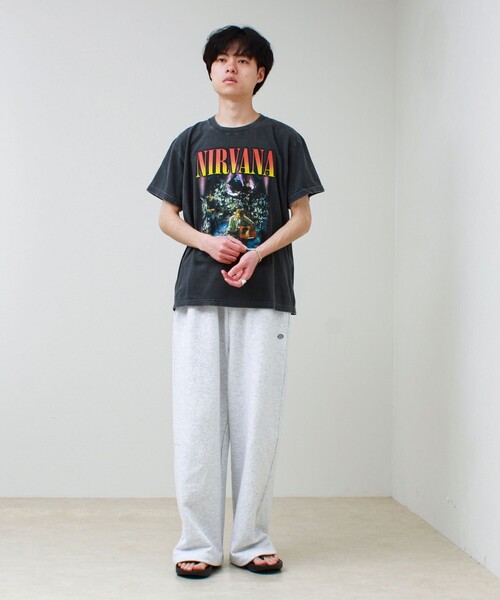 GOOD ROCK SPEED（グッドロックスピード）の「【GOOD ROCK SPEED】NIRVANA / ニルヴァーナ グラフィックTシャツ（Tシャツ/カットソー・メンズ・ブラック系その他2/オフホワイト/ブルー/ブラック系その他・M/L）」の8枚目の写真