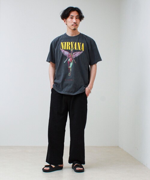 GOOD ROCK SPEED（グッドロックスピード）の「【GOOD ROCK SPEED】NIRVANA / ニルヴァーナ グラフィックTシャツ（Tシャツ/カットソー・メンズ・ブラック系その他2/オフホワイト/ブルー/ブラック系その他・M/L）」の13枚目の写真