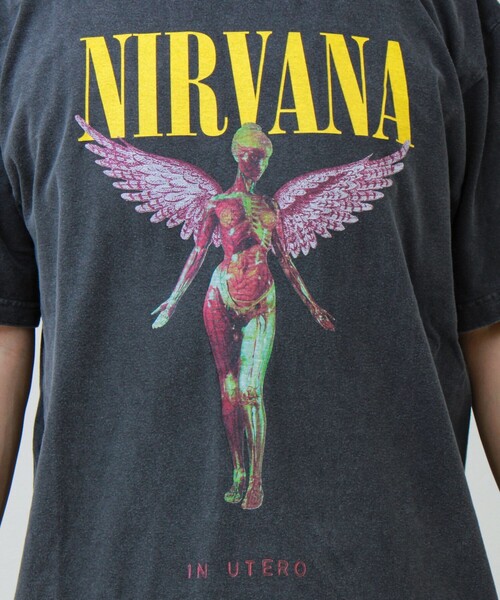 GOOD ROCK SPEED（グッドロックスピード）の「【GOOD ROCK SPEED】NIRVANA / ニルヴァーナ グラフィックTシャツ（Tシャツ/カットソー・メンズ・ブラック系その他2/オフホワイト/ブルー/ブラック系その他・M/L）」の18枚目の写真