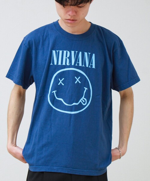 GOOD ROCK SPEED（グッドロックスピード）の「【GOOD ROCK SPEED】NIRVANA / ニルヴァーナ グラフィックTシャツ（Tシャツ/カットソー・メンズ・ブラック系その他2/オフホワイト/ブルー/ブラック系その他・M/L）」の20枚目の写真