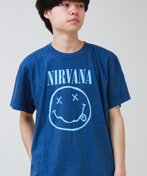 GOOD ROCK SPEED（グッドロックスピード）の「【GOOD ROCK SPEED】NIRVANA / ニルヴァーナ グラフィックTシャツ（Tシャツ/カットソー・メンズ・ブラック系その他2/オフホワイト/ブルー/ブラック系その他・M/L）」の21枚目の写真