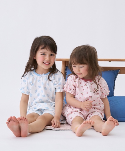 petit main（プティマイン）の「GIRLS半袖パジャマ（ルームウェア/パジャマ・キッズ・ラベンダー/オフホワイト/ピンク・120cm/100cm/130cm/80ｃｍ/90cm/110cm）」の7枚目の写真