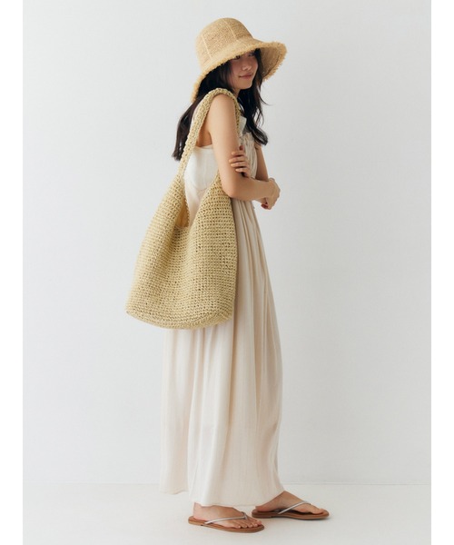 Ungrid（アングリッド）の「雑材ショルダーバッグ（ショルダーバッグ・レディース・ライトグレー/ベージュ・FREE）」の15枚目の写真