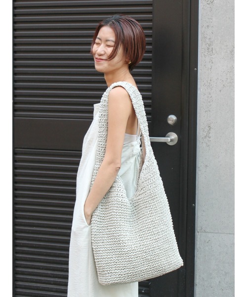 Ungrid（アングリッド）の「雑材ショルダーバッグ（ショルダーバッグ・レディース・ライトグレー/ベージュ・FREE）」の22枚目の写真