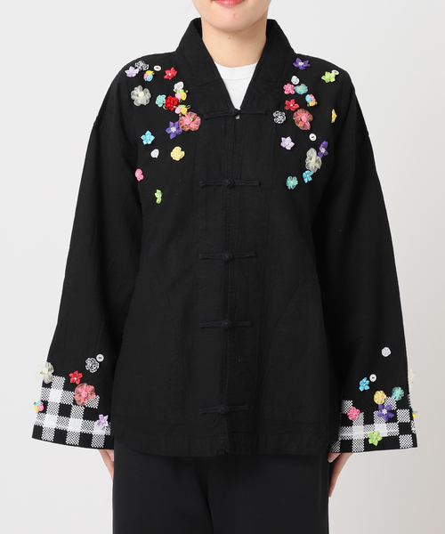 CITYSHOP（シティーショップ）の「YANYAN × FUJIN TREE 別注 ジャケット（その他アウター・レディース・ブラック・SMALL）」の6枚目の写真