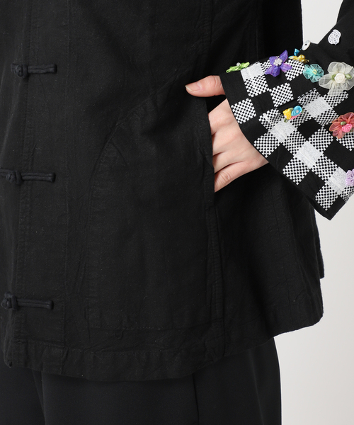 CITYSHOP（シティーショップ）の「YANYAN × FUJIN TREE 別注 ジャケット（その他アウター・レディース・ブラック・SMALL）」の12枚目の写真