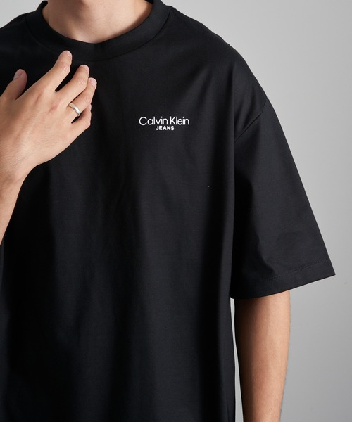 Calvin Klein（カルバン・クライン）の「【Calvin Klein】LV04RD825G /Tシャツ（Tシャツ/カットソー・メンズ・ブラック/ホワイト・M/L/XL）」の2枚目の写真