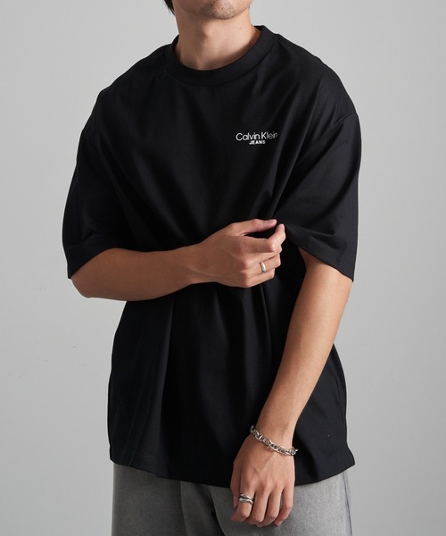 Calvin Klein（カルバン・クライン）の「【Calvin Klein】LV04RD825G /Tシャツ（Tシャツ/カットソー・メンズ・ブラック/ホワイト・M/L/XL）」の3枚目の写真