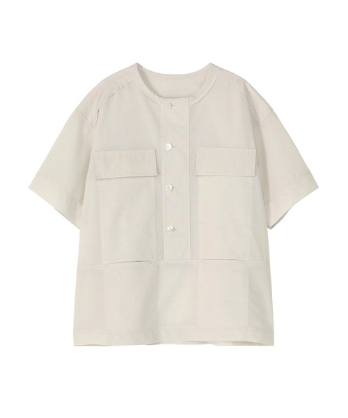 ZUCCa(ズッカ)の「TRANSLUCENT JERSEY / Tシャツ / P(Tシャツ/カットソー・レディース・イエロー/ダークグレー/オフホワイト・M size)」の2枚目の写真