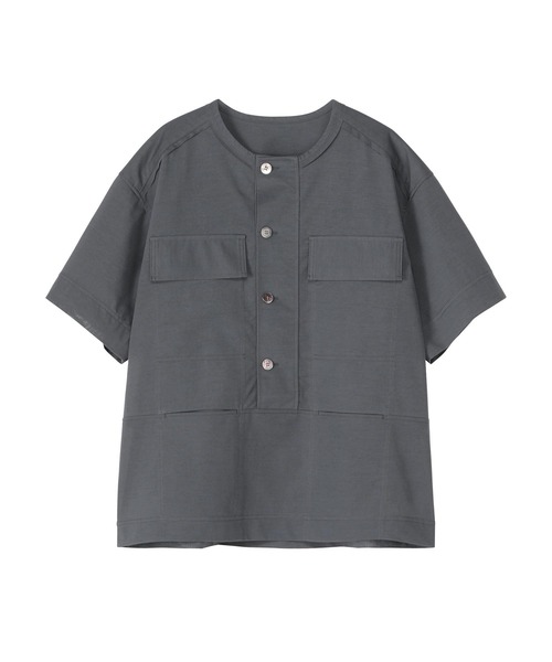 ZUCCa(ズッカ)の「TRANSLUCENT JERSEY / Tシャツ / P(Tシャツ/カットソー・レディース・イエロー/ダークグレー/オフホワイト・M size)」の3枚目の写真