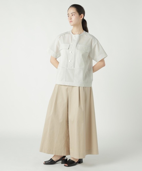 ZUCCa(ズッカ)の「TRANSLUCENT JERSEY / Tシャツ / P(Tシャツ/カットソー・レディース・イエロー/ダークグレー/オフホワイト・M size)」の7枚目の写真