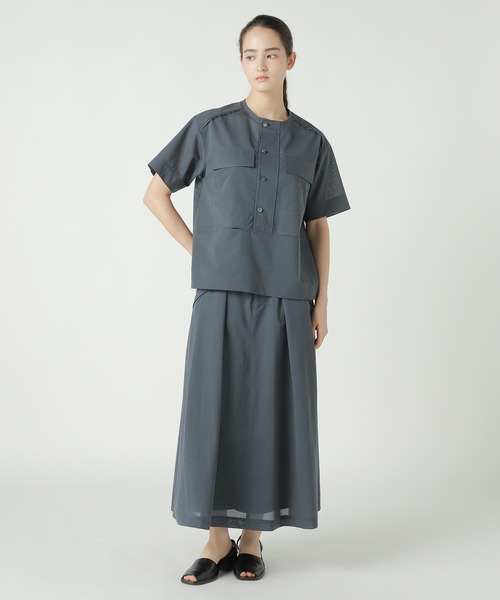 ZUCCa(ズッカ)の「TRANSLUCENT JERSEY / Tシャツ / P(Tシャツ/カットソー・レディース・イエロー/ダークグレー/オフホワイト・M size)」の4枚目の写真