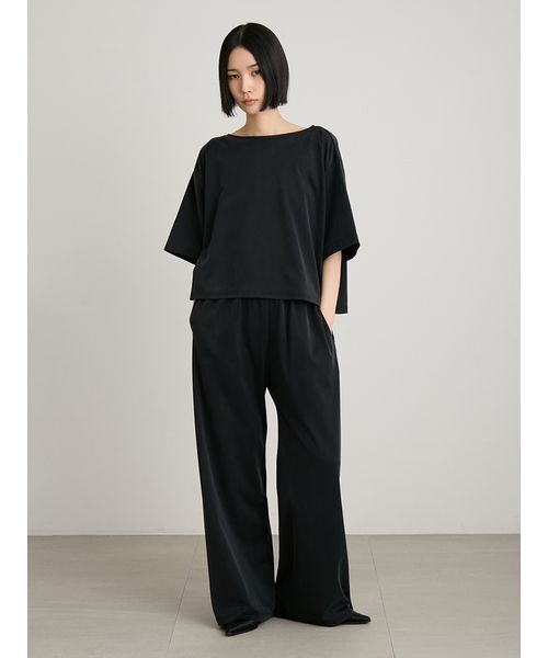 MIESROHE（ミースロエ）の「【セットアップ対応】【洗える】キュプライージーパンツ（その他パンツ・レディース・モカ/ブラック/ホワイト・1/0）」の12枚目の写真
