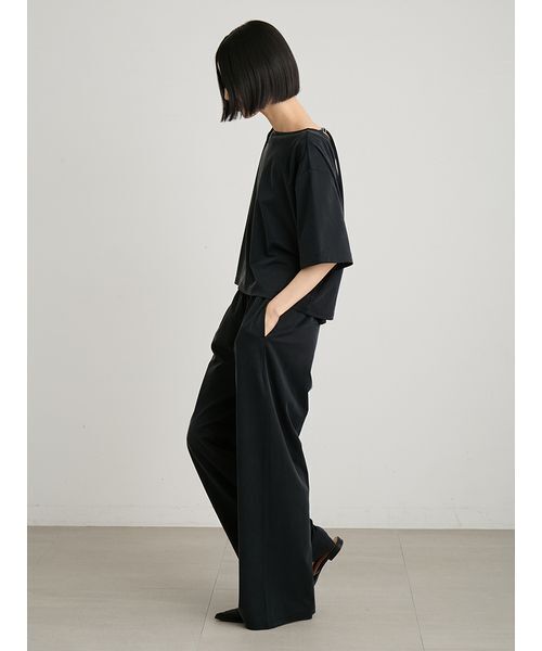 MIESROHE（ミースロエ）の「【セットアップ対応】【洗える】キュプライージーパンツ（その他パンツ・レディース・モカ/ブラック/ホワイト・1/0）」の21枚目の写真