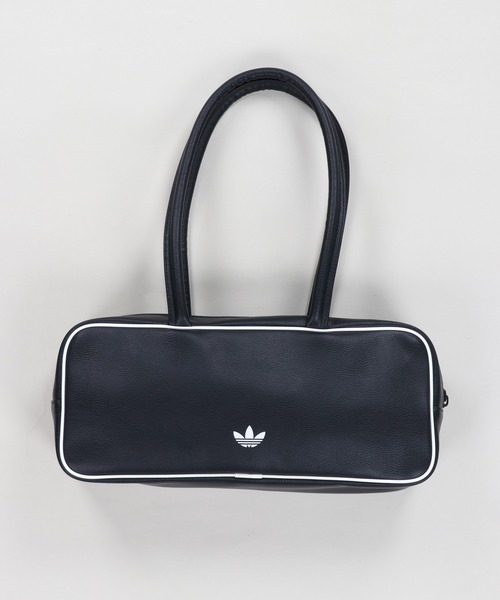 adidas（アディダス）の「【adidas/アディダス】スクエア合皮ショルダーバッグ/アディカラー エロンゲイテッド エアライナーバッグ（ハンドバッグ・レディース・ブラック・ONESIZE）」の5枚目の写真