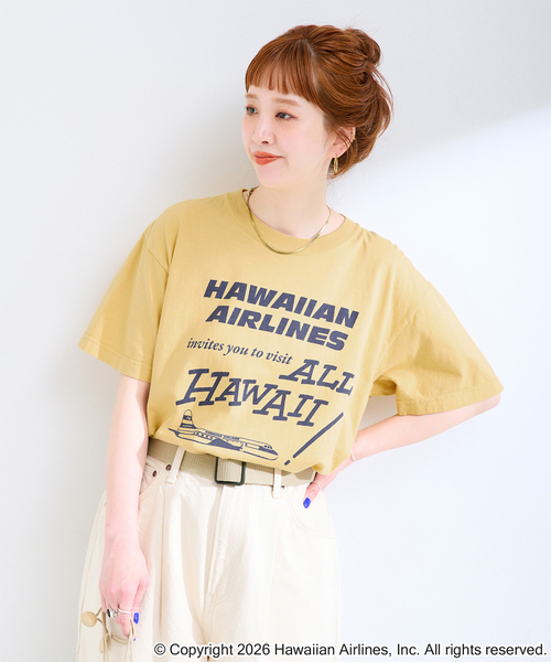 新品GOOD ROCK SPEED/グッドロックスピード HAWAII Tシャツ GOOD ROCK SPEED / グッドロックスピード Hawaiian Airlines Tshirts B