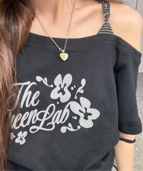 THE GREEN LAB（ザグリーンラボ）の「アンバランスシャーリングタイ半袖Tシャツ[ブラック]（Tシャツ/カットソー・レディース・その他・FREE）」の15枚目の写真