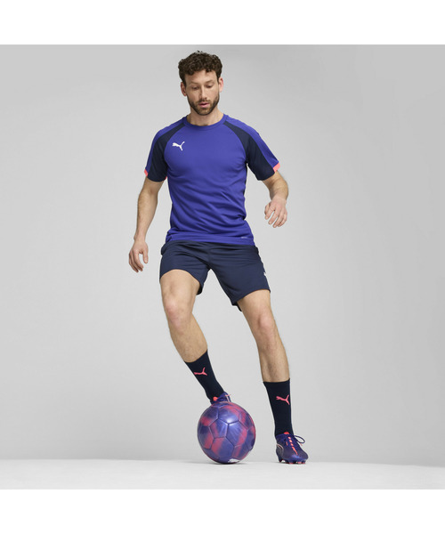 PUMA(プーマ)の「PUMA プーマ メンズ INDIVIDUALLIGA 半袖 シャツ(Tシャツ/カットソー・メンズ・ライトグリーン/ブラック系その他2/ブルー/ライトグレー・MEDIUM/LARGE/X-LARGE/SMALL)」の6枚目の写真