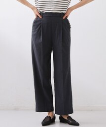 【XS-XL/着丈選べる】心地よいストレッチワイドパンツ