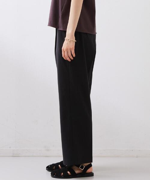 THE SHOP TK （ザ ショップ ティーケー ）の「【XS-XL/着丈選べる/ひんやり】ハイパーストレッチ ワイドパンツ（その他パンツ・レディース・チャコールグレー/ナチュラル/ブラック/ネイビー・01/02/03/10/11/12/13/14）」の16枚目の写真